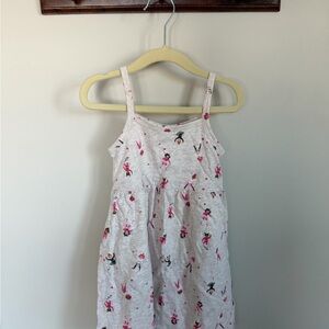 Ballerina Print Sleeveless Dress